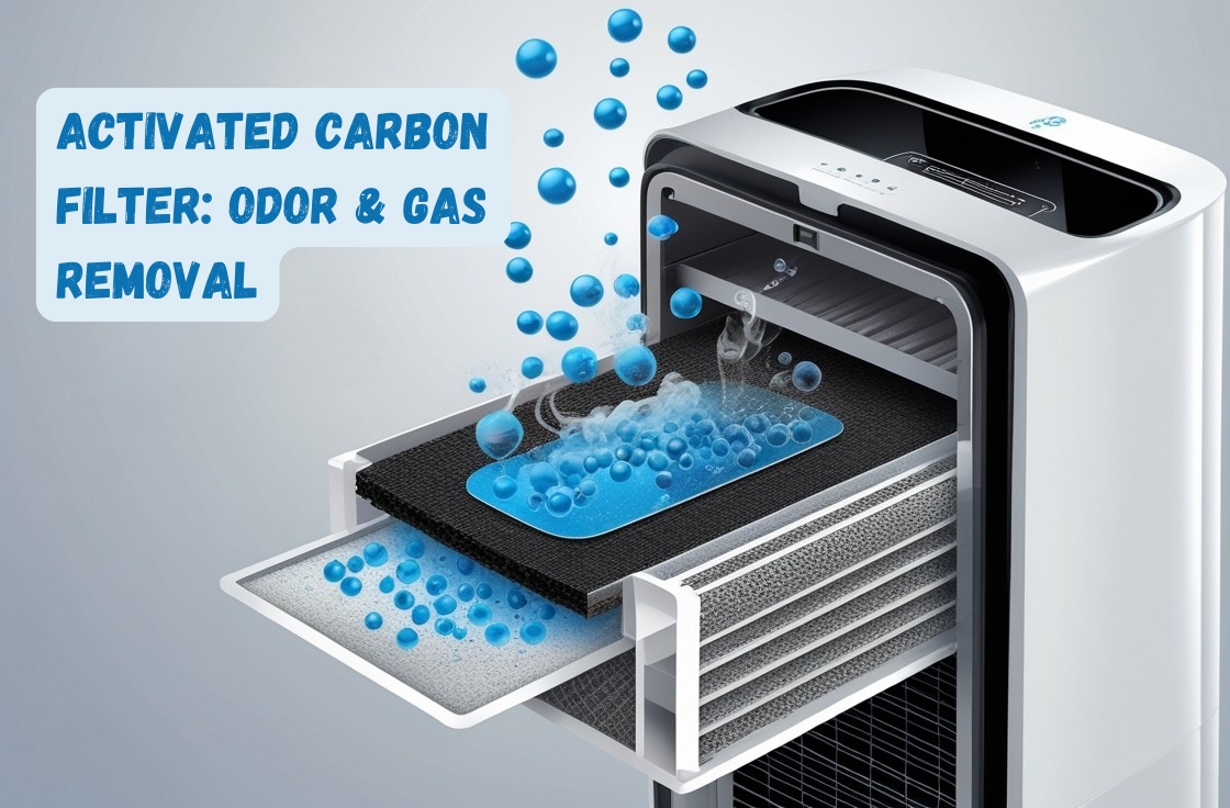 Activated Carbon Filter Odor & Gas Removal