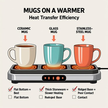 Mug Material Heat Transfer Efficiency