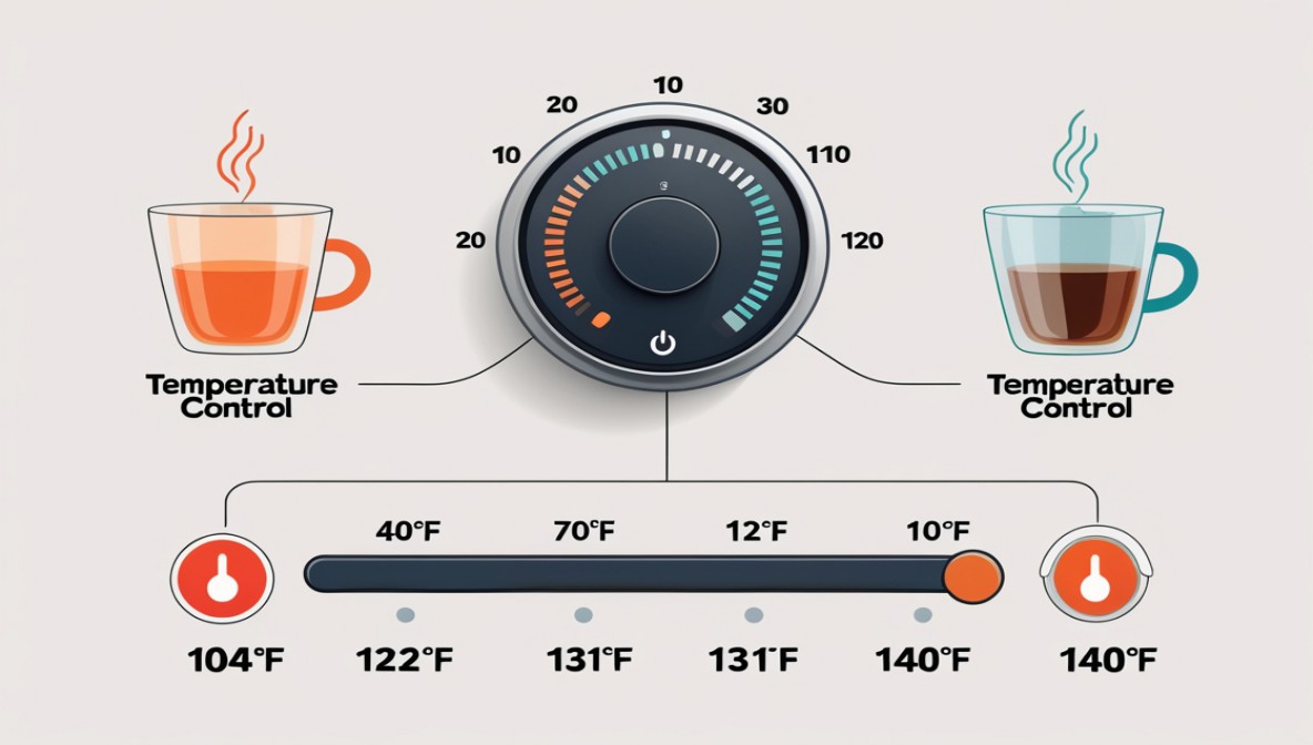 Mug Warmer Temperature Control Options