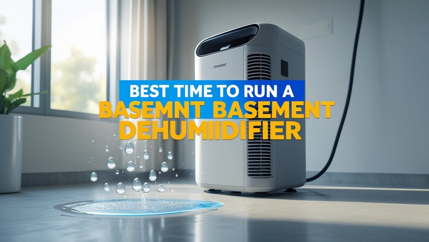 Best Time to Run a Basement Dehumidifier
