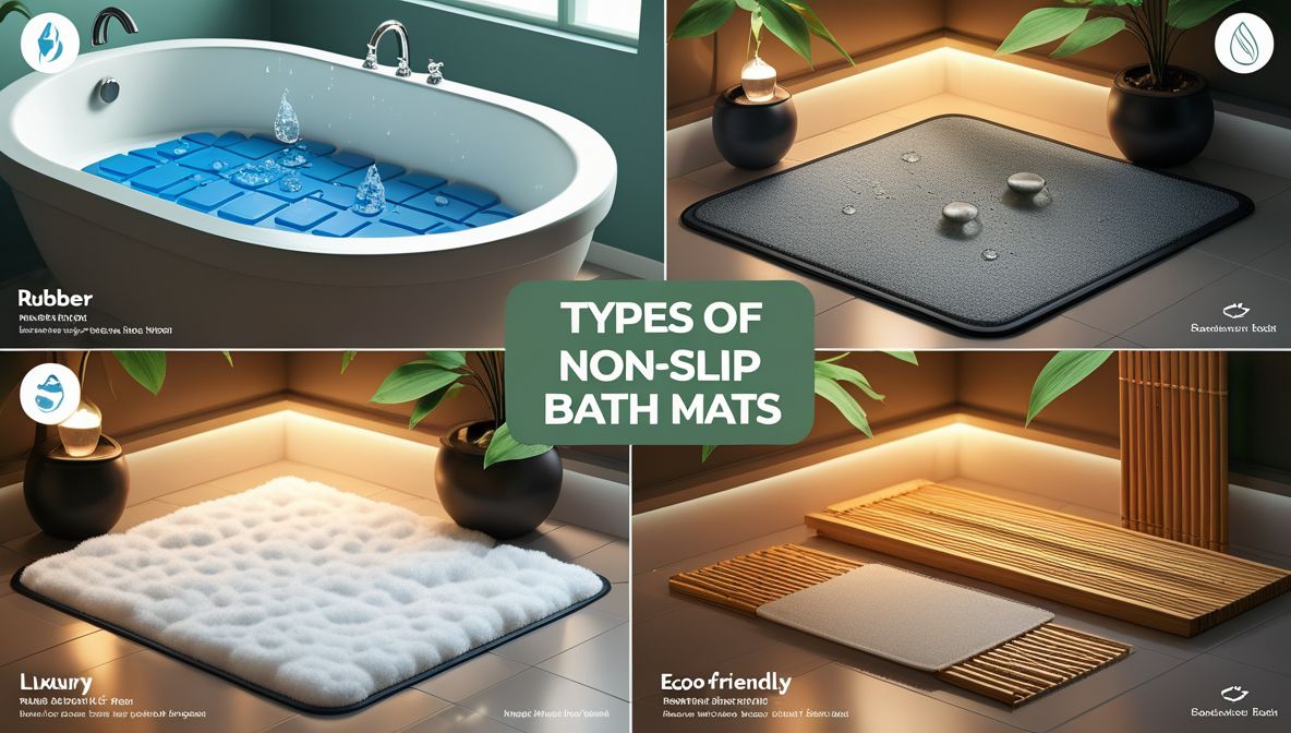 Types of Non Slip Bath Mats