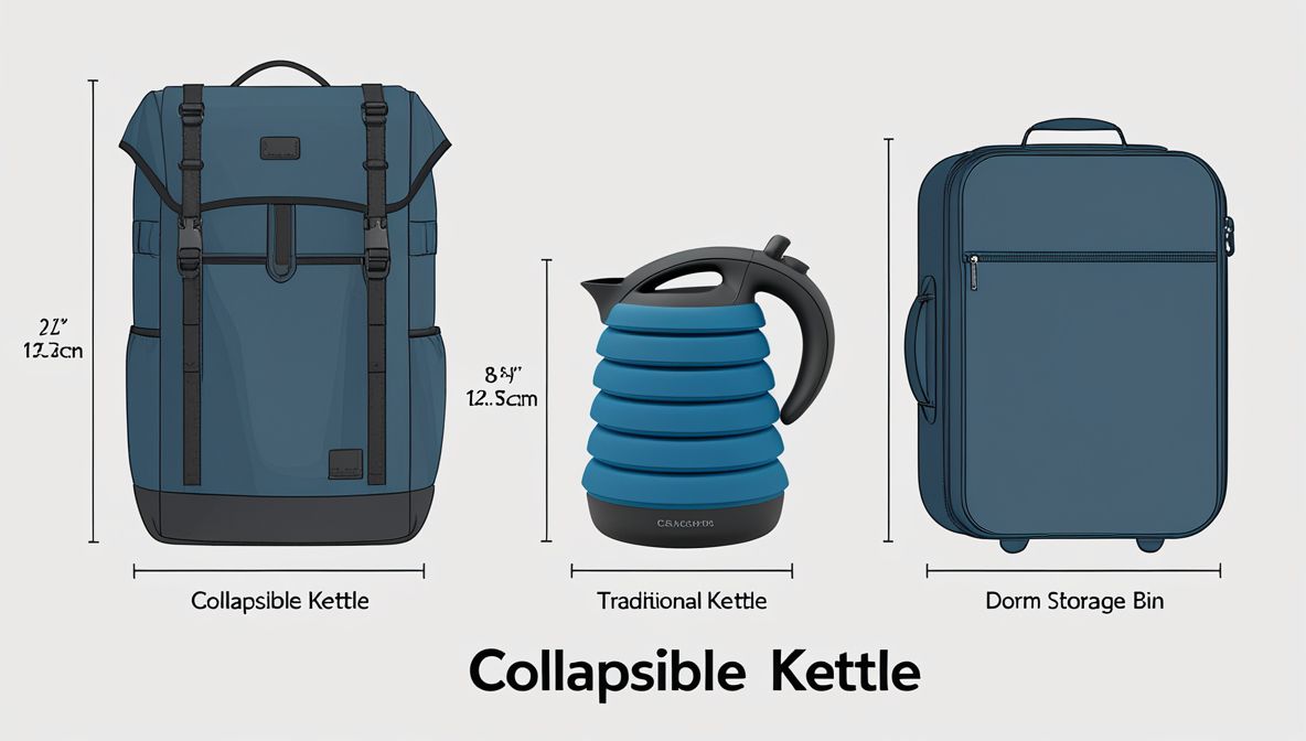 collapsible travel kettle