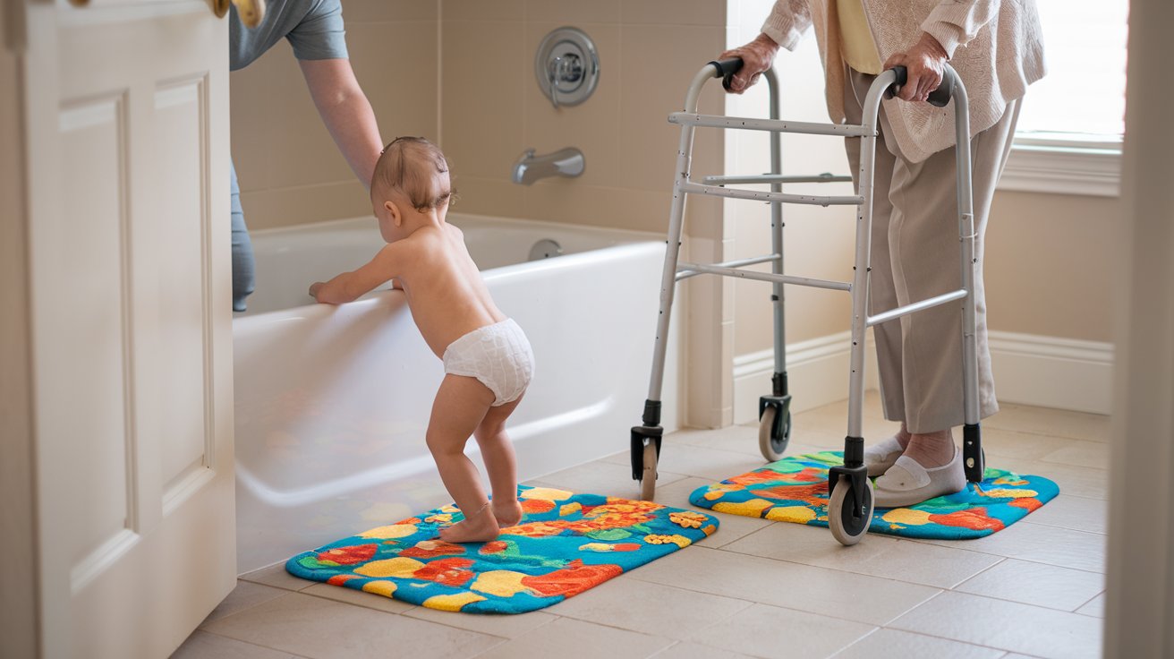 non slip bath mat for kids