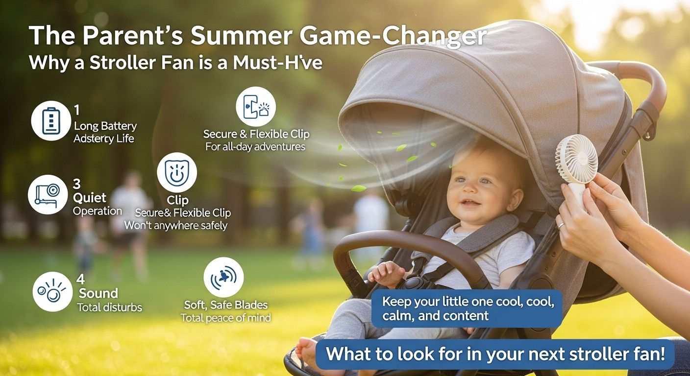 Why a Stroller Fan is a Must-Have Why a Stroller Fan is a Must-Have